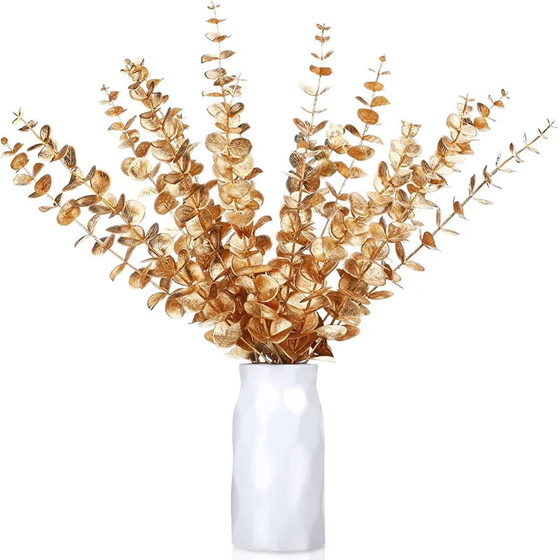 Gold Eucalyptus Silk Stems