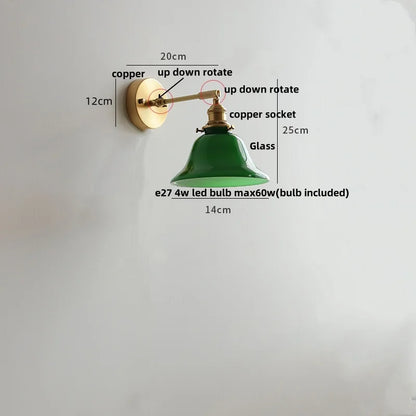 DecorBites™ Clear Glass LED Wall Sconce Rotate Up Down, Perfect for Dining Room, Bathroom