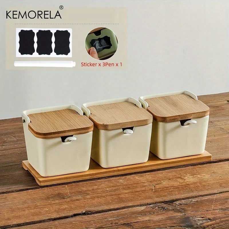 Ceramic Retro Seasoning Set