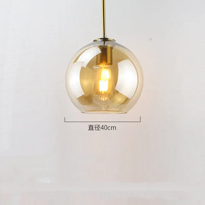 DecorBites™ Glass Ball LED Pendant Lights for Chic Home Decor and Lighting