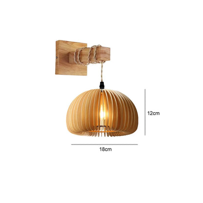 DecorBites™ Bamboo Pendant Ceiling Light Rattan