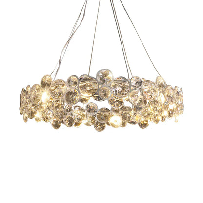 DecorBites™ Crystal Magic Ring Pendant Light for Dinning Room