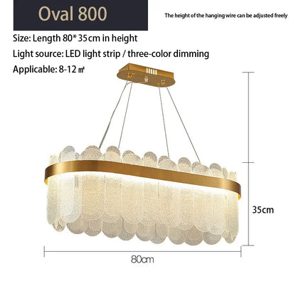 DecorBites™ Crystal LED Chandelier: Elegant Ceiling Lighting for Living Room, Bedroom, Hotel