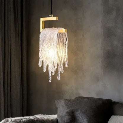DecorBites™ Crystal LED Pendant Light: Modern Bedroom Hallway Living Room Art Decoration Fixture