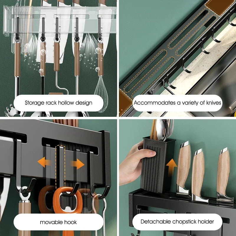 Metal Wall Knife Rack