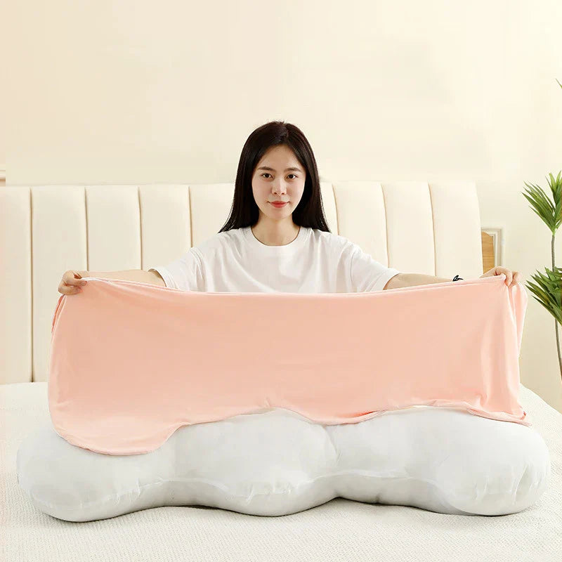 DecorBites™ Ice Cream Wavy Soft Plush Pillow for Girls Bedroom & Sofa
