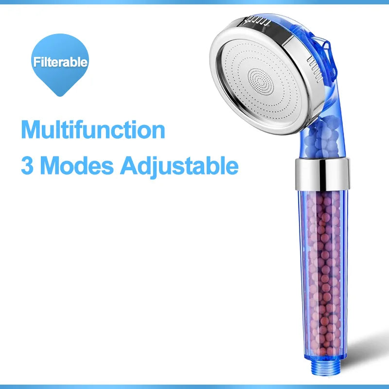 Chrome Spa Anion Shower Head