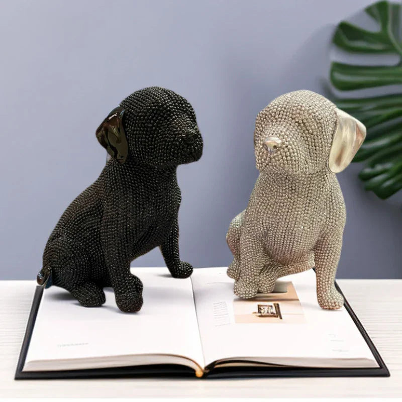 Resin Labrador Dog Statue