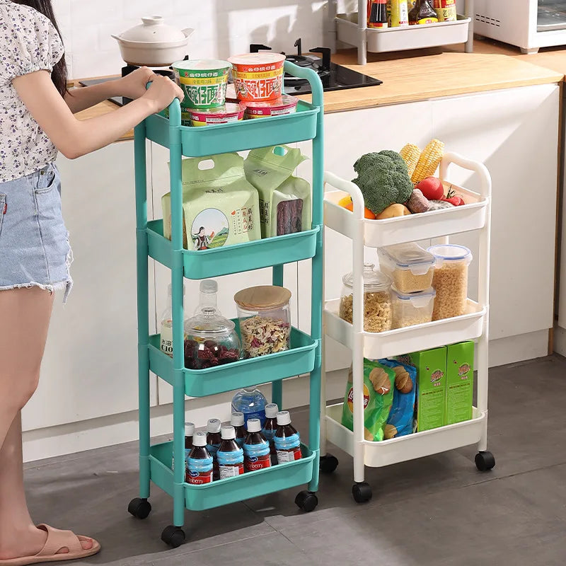 Metal Rolling Storage Cart