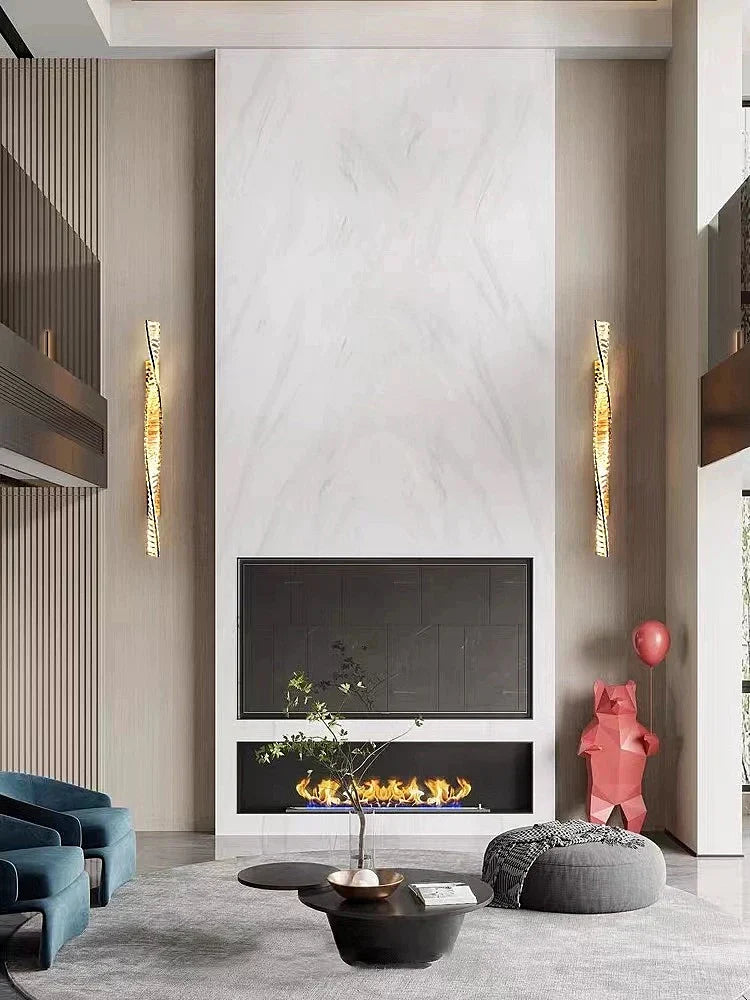 DecorBites™ Crystal Wall Sconce for Bedroom & Living Room Decor