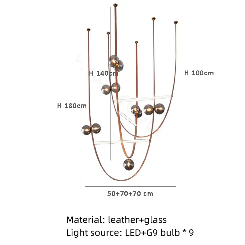 Leather Minimalist LED Lighting
