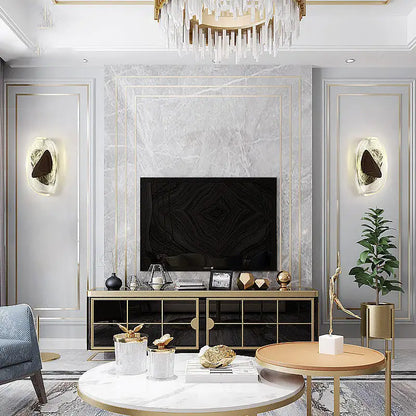 DecorBites™ Irregular Graphic Wall Light Modern Luxury Bedside Sconce