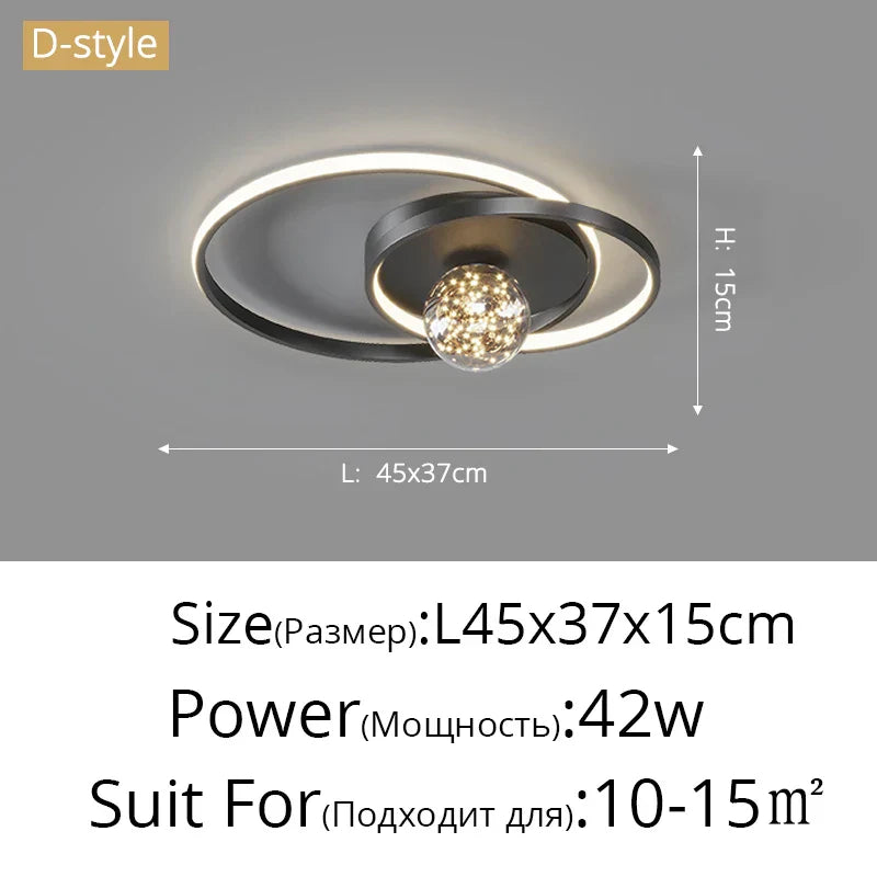 DecorBites™ Gypsophila Chandelier: Modern Ceiling Light for Living Room, Bedroom, Home.