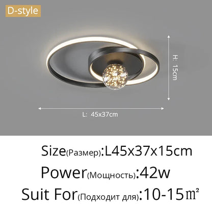 DecorBites™ Gypsophila Chandelier: Modern Ceiling Light for Living Room, Bedroom, Home.