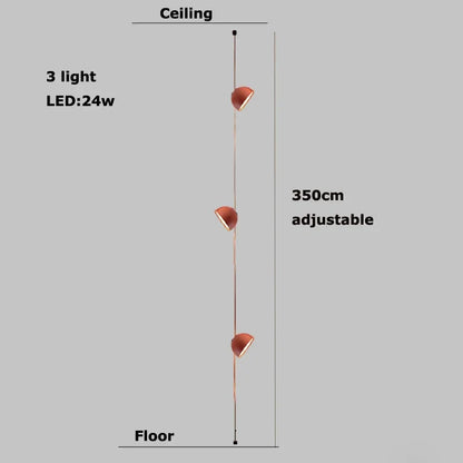 DecorBites™ LED Belt Chandelier Pendant Light for Dimmable Indoor Lighting in Living Room
