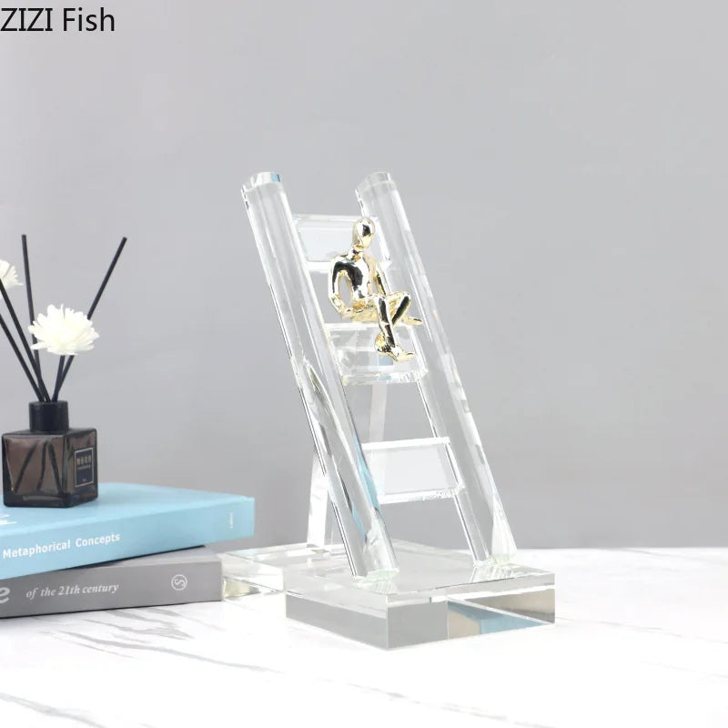 Gold Resin Figures Sculpture