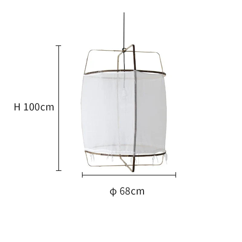 Linen Boho Pendant Light