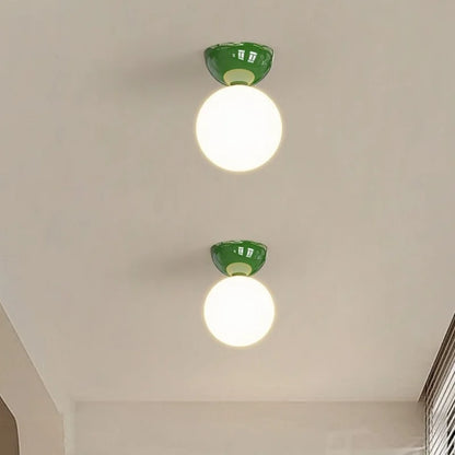 DecorBites™ Iron Glass LED Ceiling Lights Modern Home Decor Lighting G9 Lamparas