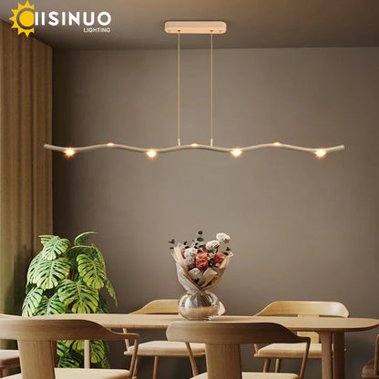 DecorBites™ LED Wave Pendant Light for Office Dining Living Room Decor