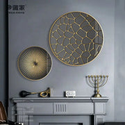 Gold Foil Abstract Art