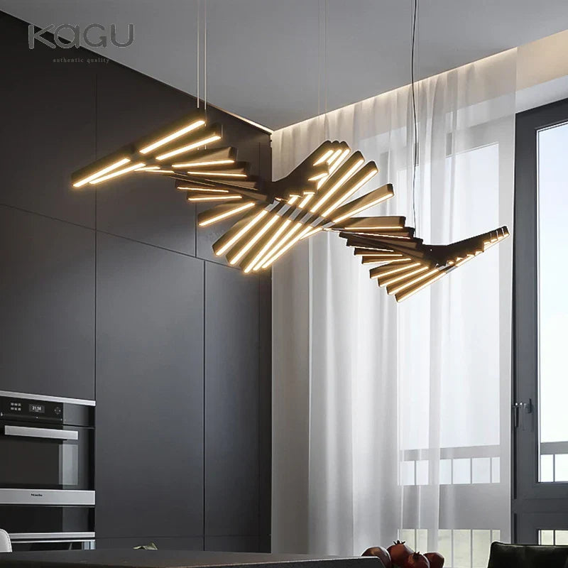 Nordic Fishbone Pendant Light