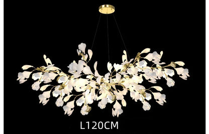 DecorBites™ Ginkgo Chandelier Villa Duplex Pendant Light for Living Room & Hotel Lobby