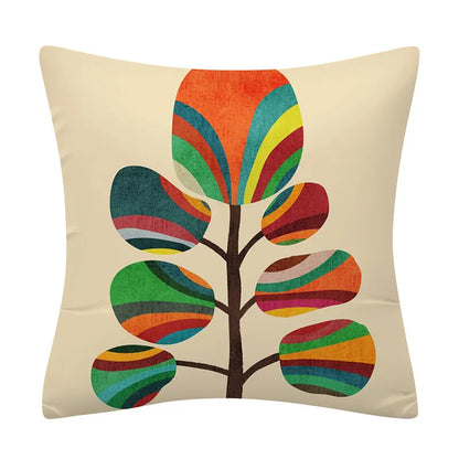 DecorBites™ Geometry Pattern Cushion Cover Polyester Cotton Sofa Pillowcase Home Decor