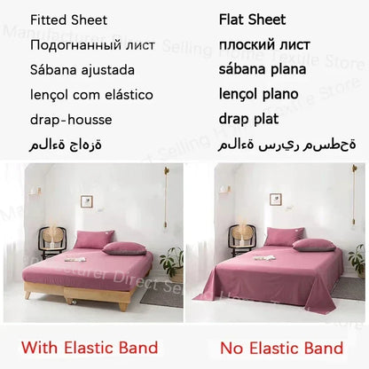 DecorBites™ Embroidered Cotton Bedding Set: Luxury Hepburn Style Duvet Cover 220x240, Skin Friendly