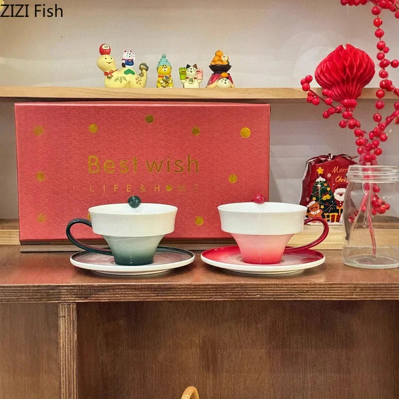 Colorful Ceramic Cup Set