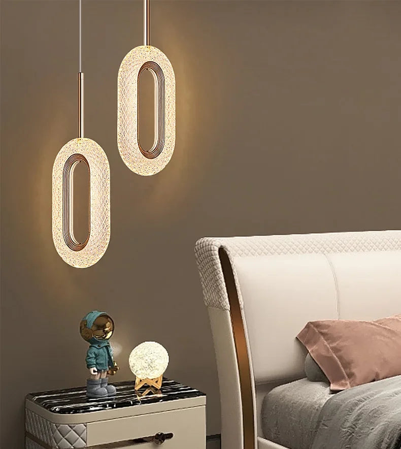 Black Art Deco Pendant Light