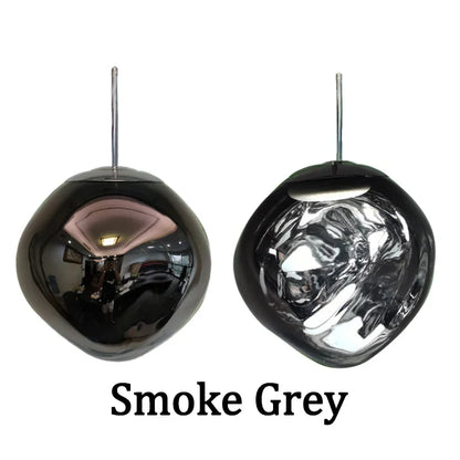 DecorBites™ Glass Lava LED Pendant Ceiling Lamp for Living Room Bedroom Loft Chandelier