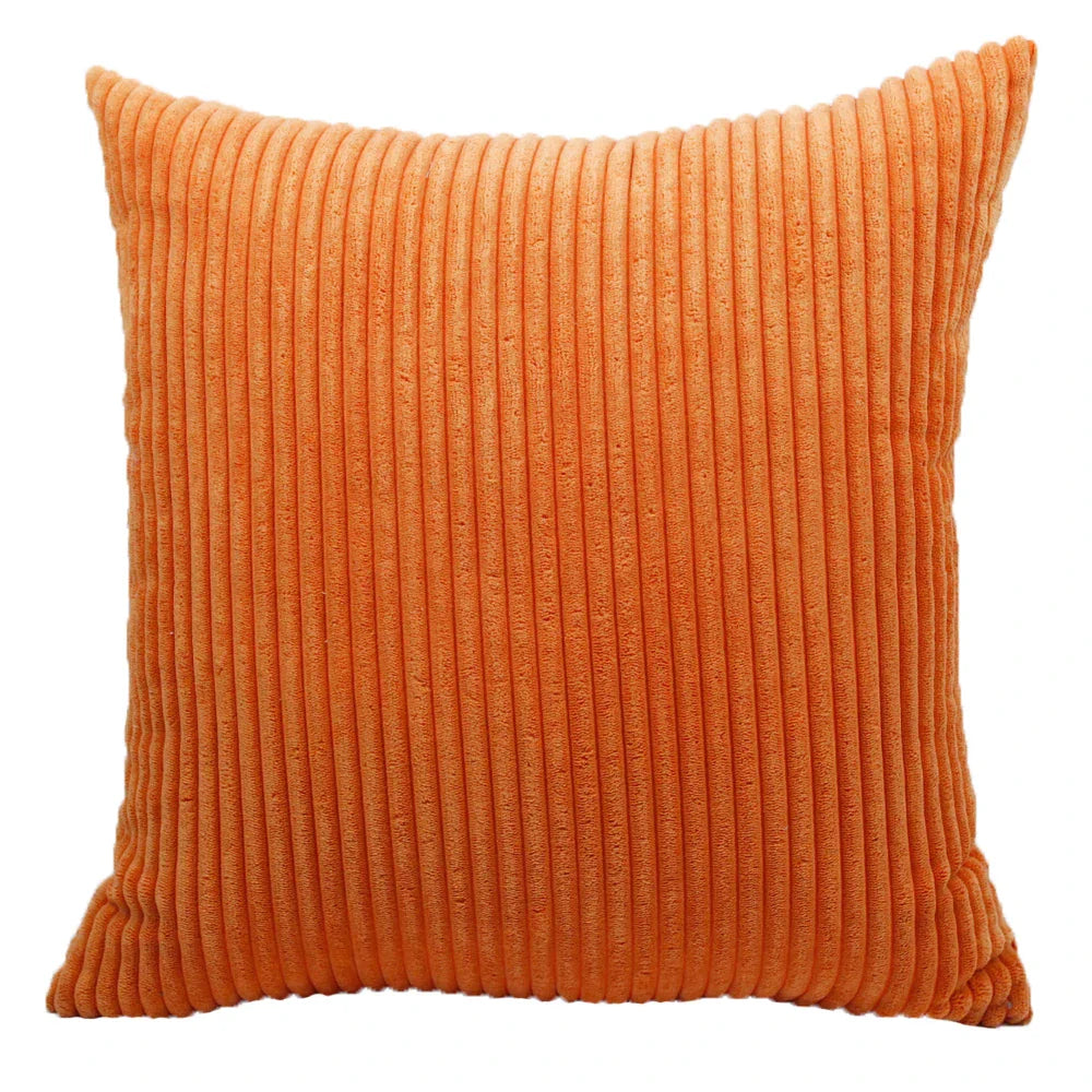 DecorBites™ Corduroy Pillow Cover: Striped Cushion for Sofa Bed - Nordic Home Decor