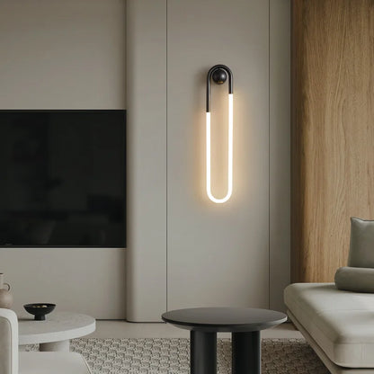 DecorBites™ Ellipse Wall Lights: Gold Black Copper White, 3-Color Dimming