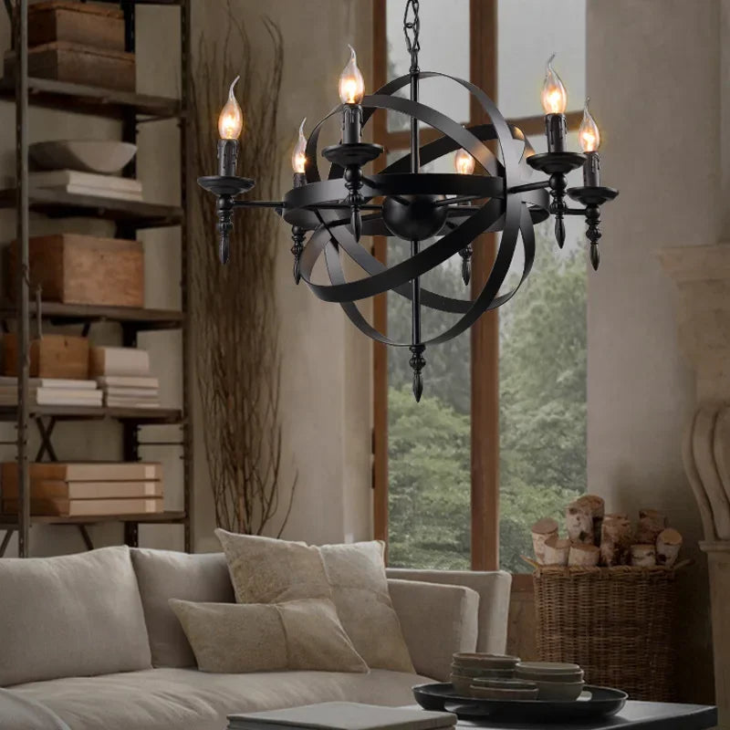 DecorBites™ Iron Pendant Light for Living Room Bar Restaurant Home Decor