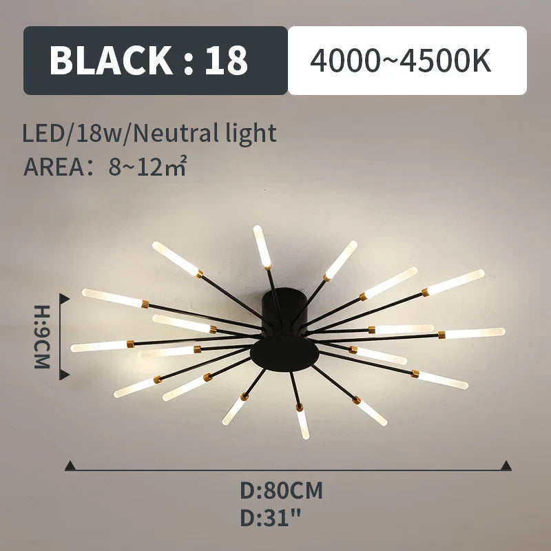 LED Fireworks Pendant Lamp