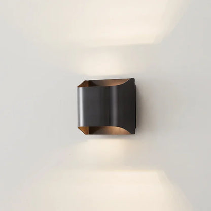 DecorBites™ Contemporary Copper Brass Wall Sconce Minimalist Design for Study Living Room Bedside