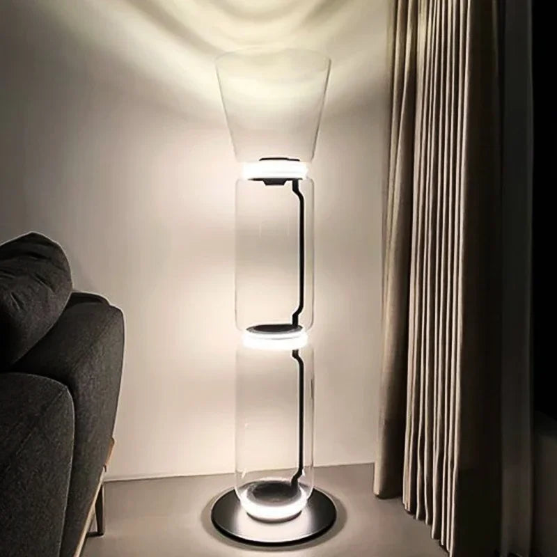 Glass Nordic Floor Lamp