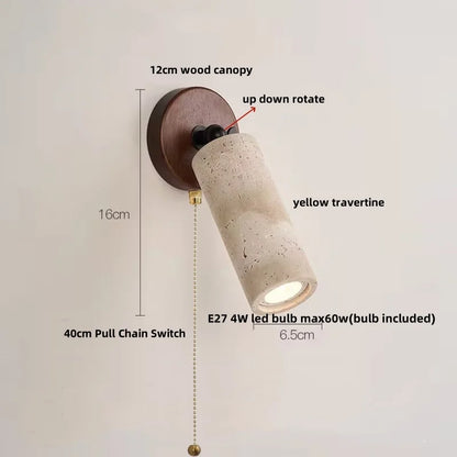 DecorBites™ Copper LED Wall Light Fixture Nordic Modern Plug In Bedside Lamp