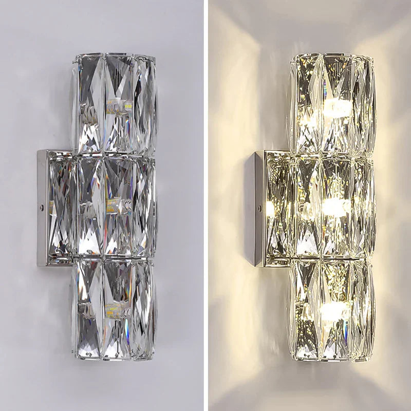 Gold Crystal Nordic Sconce