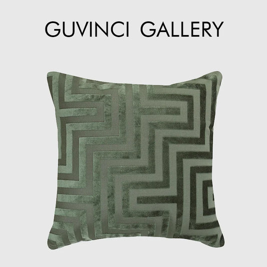 DecorBites™ Geometric Jacquard Throw Pillowcase Double Sided Luxury Cushion Cover