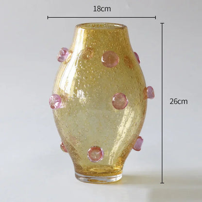 DecorBites™ Creative Bubble Glass Vase Hydroponics Desk Decoration Artificial Flowers Room Decor