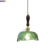 Green Glass Copper Pendant