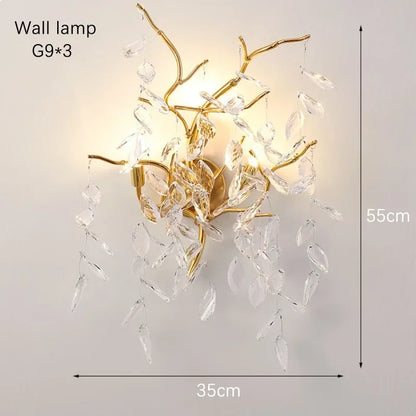 DecorBites™ Crystal Pendant Chandelier LED Lighting for Luxury Modern Interior Decoration