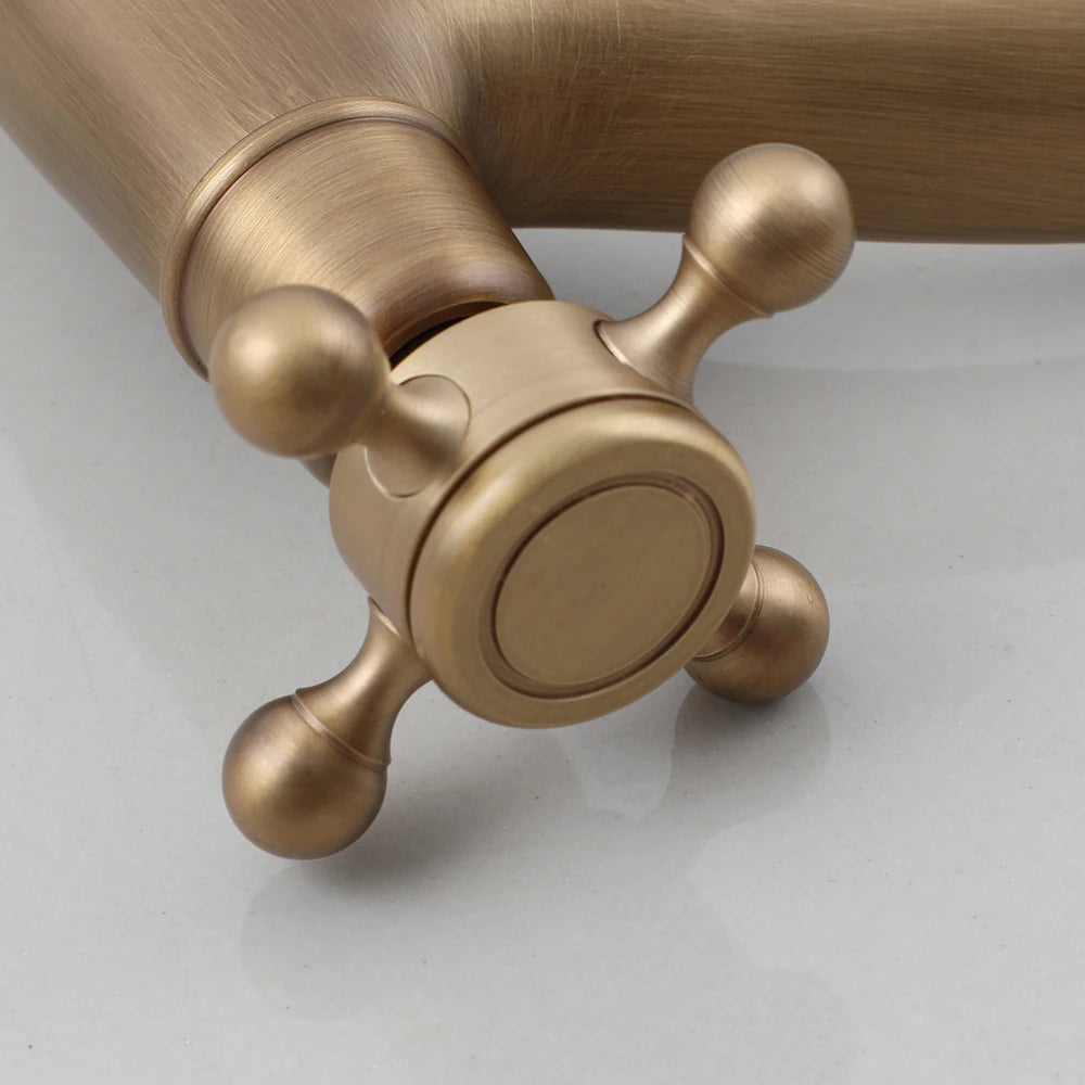 Torayvino Bathroom Faucet Basin Single Lever Faucet Deck Mounted Washbasin Torneira Bathtub Sink Only Cold Water Tap Nozzle