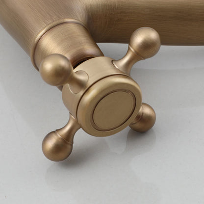 Torayvino Bathroom Faucet Basin Single Lever Faucet Deck Mounted Washbasin Torneira Bathtub Sink Only Cold Water Tap Nozzle