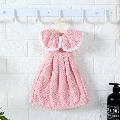 DecorBites™ Kids Microfiber Coral Velvet Hand Towels - Cute & Quick-dry for Children