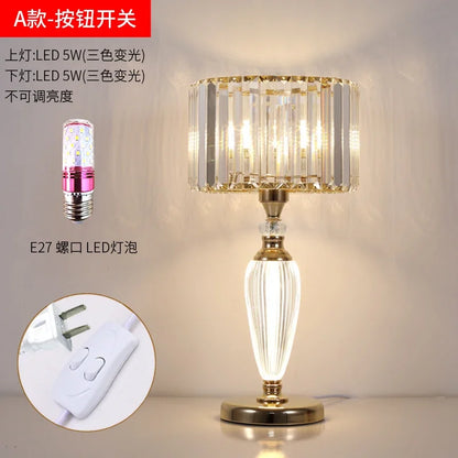 DecorBites™ Crystal Desk Lamp: Modern High-End Decorative Bedside Light