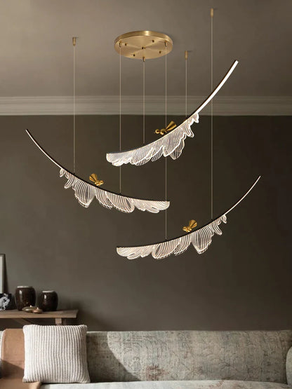 DecorBites™ Italian Copper Chandelier: Modern, Luxury, Light Guide Design for Restaurant and Bar