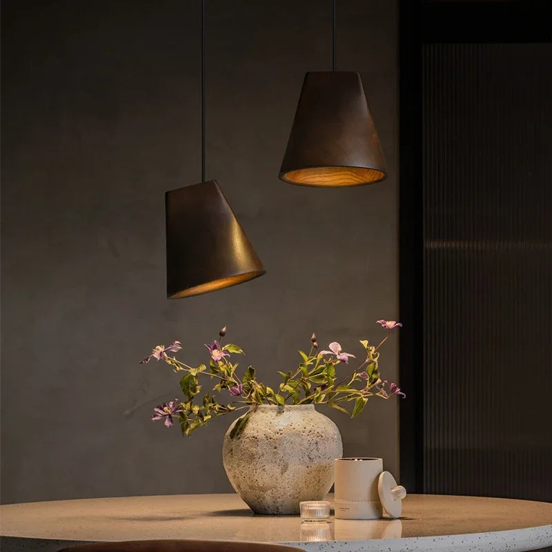 DecorBites™ Adjustable Wooden Chandelier for Dining, Living Room & Staircase