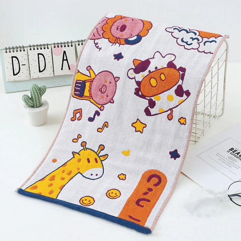 Cotton Cartoon Hand Towels